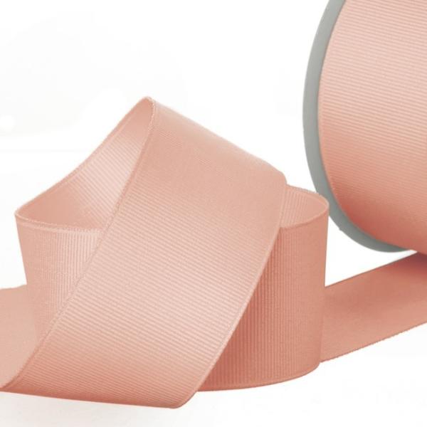 Grosgrain Ribbons |  Ribbon Plain Grosgrain Rose Gold (38mmx20m) Fabric & Paper Ribbons Grosgrain Ribbons