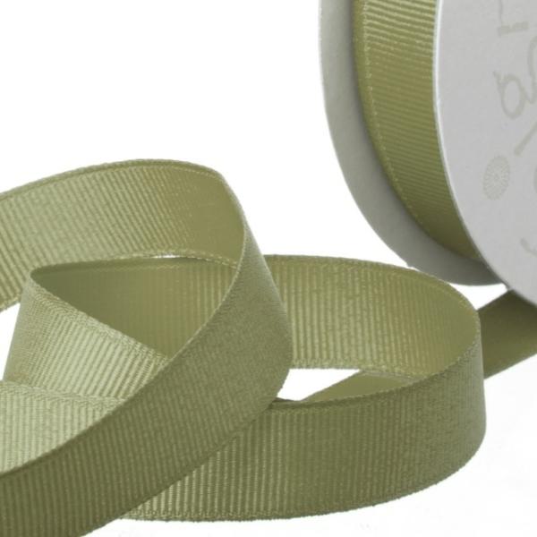 Grosgrain Ribbons |  Ribbon Plain Grosgrain Sage (25mmx20m) Fabric & Paper Ribbons Grosgrain Ribbons