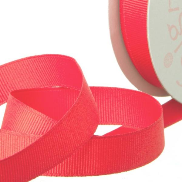 Grosgrain Ribbons |  Ribbon Plain Grosgrain Watermelon (25mmx20m) Fabric & Paper Ribbons Grosgrain Ribbons