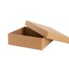 Hamper Boxes |  Gourmet Box Square Small Kraft Brown (24x24x9cmH) Gift Boxes Hamper Boxes