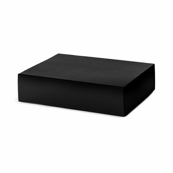 Hamper Boxes |  Gourmet Gift Box Magnetic Flap Medium Black (32x24x9cmH) Gift Boxes Black