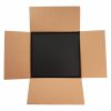 Hamper Boxes |  Gourmet Gift Box Magnetic Flap Square Black (33x30x15cmH) Gift Boxes Black