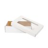 Hamper Boxes |  Gourmet Grazing Gift Box Window Small White (33x23x9cmH) Acrylic & Pvc Display Gift Box Acrylic & Pvc Display Gift Box