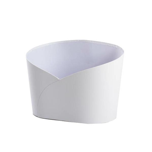 Hamper Boxes |  Hamper Bucket Oval Large White (32x22x23.5cmH) Gift Boxes Hamper Boxes