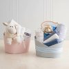 Hamper Boxes |  Hamper Bucket Oval Medium Baby Pink (26.5×18.5x18cmH) Gift Boxes Hamper Boxes