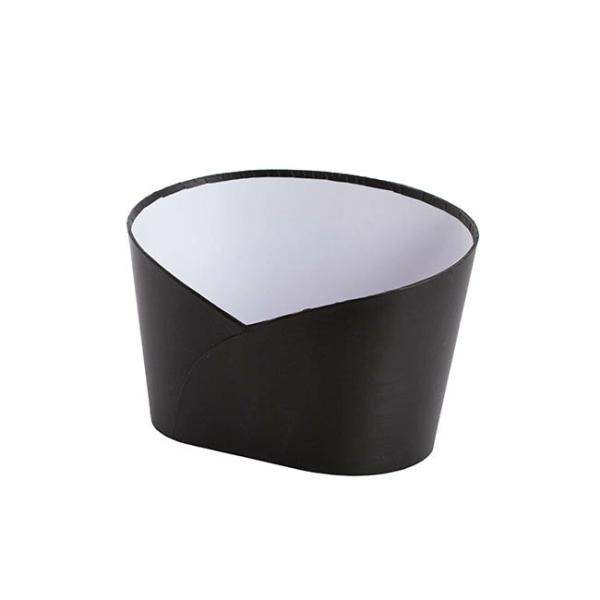 Hamper Boxes |  Hamper Bucket Oval Medium Black (26.5×18.5x18cmH) Gift Boxes Black