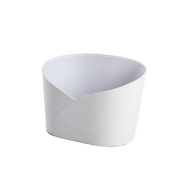 Hamper Boxes |  Hamper Bucket Oval Medium White (26.5×18.5x18cmH) Gift Boxes Hamper Boxes