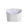 Hamper Boxes |  Hamper Bucket Oval Medium White (26.5×18.5x18cmH) Gift Boxes Hamper Boxes