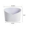 Hamper Boxes |  Hamper Bucket Oval Medium White (26.5×18.5x18cmH) Gift Boxes Hamper Boxes