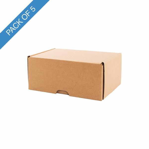 Hamper Boxes |  Premium Mailing Hamper Box Small Pk5 Brown (23Wx15Dx9.5Hcm) Gift Boxes Hamper Boxes