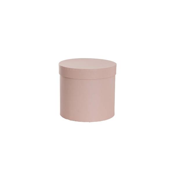 Hat Boxes |  Flower Gift Hat Box Round Baby Pink (15cmWx13.5cmH) Hat Boxes