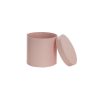 Hat Boxes |  Flower Gift Hat Box Round Baby Pink (15cmWx13.5cmH) Hat Boxes