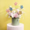 Hat Boxes |  Flower Gift Hat Box Round Eucalyptus (15cmWx13.5cmH) Gift Boxes Hat Boxes