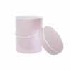 Hat Boxes |  Hat Gift Box Deluxe With Handle Baby Pink (20Dx22cmH) Set 2 Gift Boxes Hat Boxes