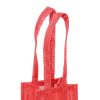 Jute Gift Bags |  Natural Jute Posy Bag Plastic Liner Red 13.5×13.5×13.5cmH Gift Bags Jute Gift Bags