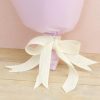 Jute Ribbons |  Natural Jute Ribbon Sewn Edge Cream (40mmx10m) Fabric & Paper Ribbons Cream Ivory