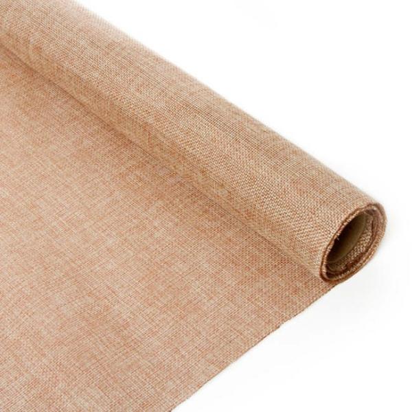 Jute Wrap |  Faux Jute Hessian Roll Natural (50cmx2m) Flower Wrap Brown