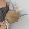 Jute Wrap |  Natural Jute Coloured Roll Natural (50cmx5m) Flower Wrap Brown