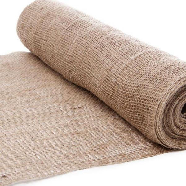 Jute Wrap |  Natural Jute Roll Loose Weave (50cmx10m) Flower Wrap Brown