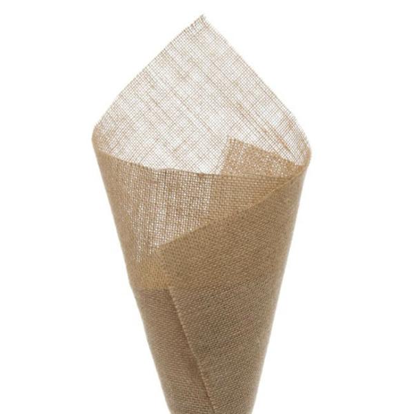 Jute Wrap |  Natural Jute Sheet Coarse Weave Pack 20 (50x35cm) Flower Wrap Brown