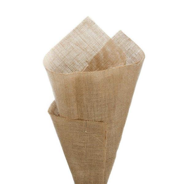 Jute Wrap |  Natural Jute Sheets Pack 20 (50x70cm) Flower Wrap Brown