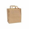 Kraft Paper Carry Bags |  Brown Kraft Paper Bag Pack 10 (260Wx140Gx290mmH) Gift Bags Kraft Paper Carry Bags