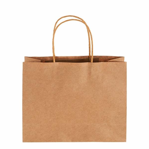 Kraft Paper Carry Bags |  Kraft Paper Bag Boutique Jumbo Brown Pk10 (450Wx100Gx350mmH) Gift Bags Kraft Paper Carry Bags