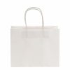 Kraft Paper Carry Bags |  Kraft Paper Bag Boutique Jumbo White Pk10 (450Wx100Gx350mmH) Gift Bags Kraft Paper Carry Bags