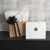 Kraft Paper Carry Bags |  Kraft Paper Bag Boutique Med Brown Pk10 (220Wx80Gx180mmH) Gift Bags Kraft Paper Carry Bags