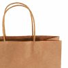 Kraft Paper Carry Bags |  Kraft Paper Bag Boutique Med Brown Pk10 (220Wx80Gx180mmH) Gift Bags Kraft Paper Carry Bags