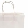 Kraft Paper Carry Bags |  Kraft Paper Bag Boutique Med White Pk10 (220Wx80Gx180mmH) Gift Bags Kraft Paper Carry Bags