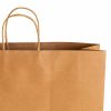 Kraft Paper Carry Bags |  Kraft Paper Bag Shopper Giant Brown Pk10 (450Wx150Gx430mmH) Gift Bags Kraft Paper Carry Bags