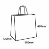 Kraft Paper Carry Bags |  Kraft Paper Bag Shopper Jumbo Brown Pk10 (380Wx120Gx460mmH) Gift Bags Kraft Paper Carry Bags