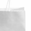 Kraft Paper Carry Bags |  Kraft Paper Bag Shopper Large Silver Pk10 (205Wx110Gx275mmH) Christmas Kraft Bags Christmas Kraft Bags