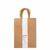 Kraft Paper Carry Bags |  Kraft Paper Bag Shopper Medium Brown Pk10 (205Wx110Gx275mmH) Gift Bags Kraft Paper Carry Bags