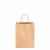 Kraft Paper Carry Bags |  Kraft Paper Bag Shopper Small Brown Pk10 (180Wx85Gx215mmH) Gift Bags Kraft Paper Carry Bags