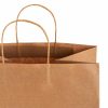 Kraft Paper Carry Bags |  Kraft Paper Bag Takeaway Med Brown Pk10 (305Wx175Gx305mmH) Gift Bags Kraft Paper Carry Bags