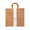 Kraft Paper Carry Bags |  Kraft Paper Bag Takeaway Med Brown Pk10 (305Wx175Gx305mmH) Gift Bags Kraft Paper Carry Bags