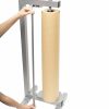 Kraft Roll Paper Dispensers |  Vertical Kraft Paper Roll Dispenser 510mm Kraft Paper Wrapping Grey