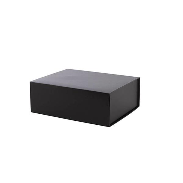 Magnetic Boxes |  Gourmet Gift Box Magnetic Flap Small Black (25x20x9cmH) Gift Boxes Black