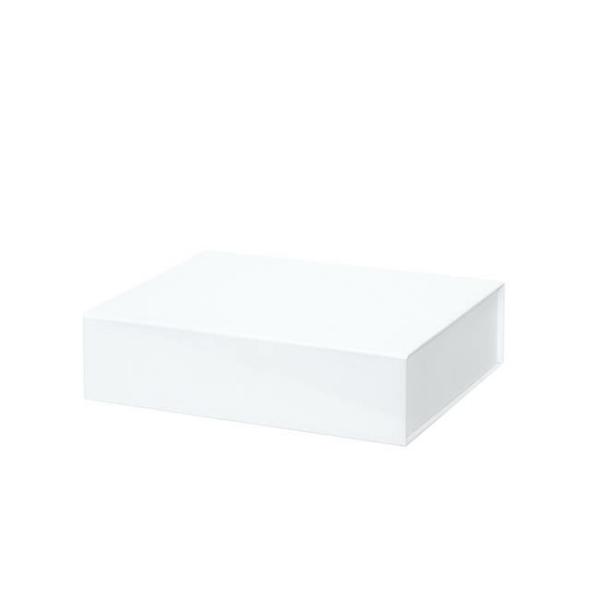 Magnetic Boxes |  Hamper Gift Box Magnetic Flap Small White (25x20x6.5cmH) Gift Boxes Hamper Boxes