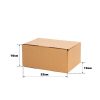 Mailing Boxes |  Kraft Mailing Box Pack 10 A5 Small Brown (220Wx160Dx100mmH) Gift Boxes Mailing Boxes