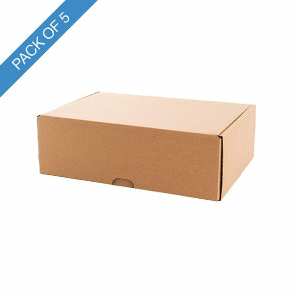 Mailing Boxes |  Premium Mailing Hamper Box Medium Pk5 Brown (32Wx22Dx10Hcm) Gift Boxes Hamper Boxes