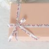 Mother’s Day Ribbons |  Ribbon Satin Happy Mothers Day Print White (25mmx18m) Fabric & Paper Ribbons Mother's Day Ribbons