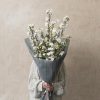 Nonwoven Flower Wrapping Paper |  Nonwoven Embossed Wrap Sheets Bamboo Charcoal (50x70cm) Pk50 Flower Wrap Dark Grey