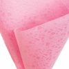 Nonwoven Flower Wrapping Paper |  Nonwoven Embossed Wrap Sheets Bark Pink (50x70cm) Pack 50 Flower Wrap Nonwoven Flower Wrapping Paper