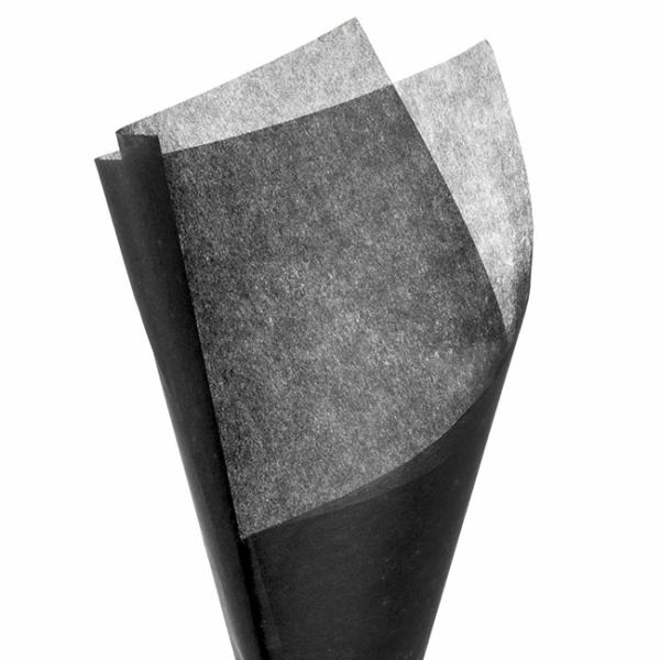 Nonwoven Flower Wrapping Paper |  Nonwoven Wrap Sheets Nova Black (50x70cm) Pack 50 Flower Wrap Black