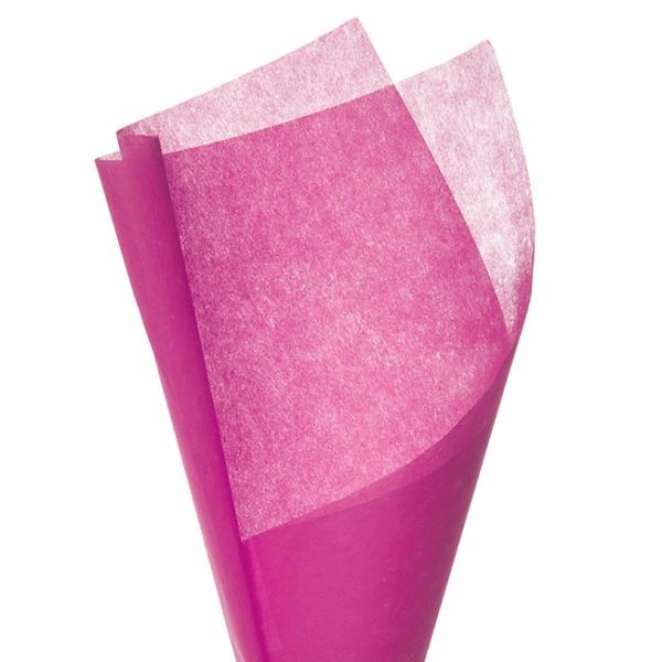 Nonwoven Flower Wrapping Paper |  Nonwoven Wrap Sheets Nova Hot Pink (50x70cm) Pack 50 Flower Wrap Nonwoven Flower Wrapping Paper