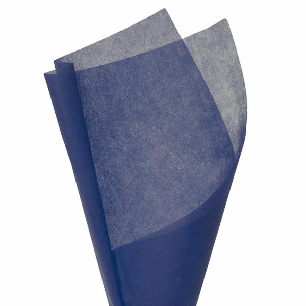 Nonwoven Flower Wrapping Paper |  Nonwoven Wrap Sheets Nova Navy (50x70cm) Pack 50 Flower Wrap Blue