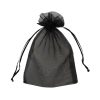 Organza Gift Bags |  Organza Gift Bomboniere Bag Large Black Pack 10 (15x24cmH) Gift Bags Black